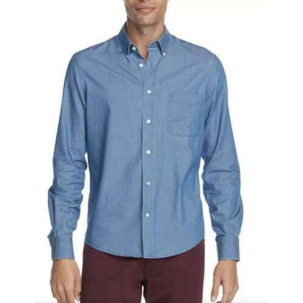 Lauren Ralph Lauren Untucked Casual Regular Fit Stretch Dress Shirt